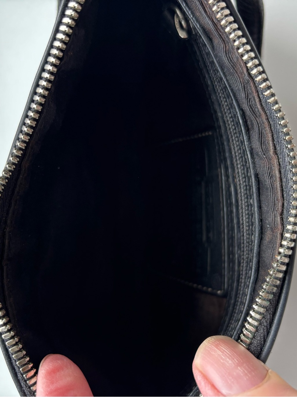COACH Vintage Hamptons Y2K Black Leather Mini Demi Bag #7785 - Picture 4 of 13